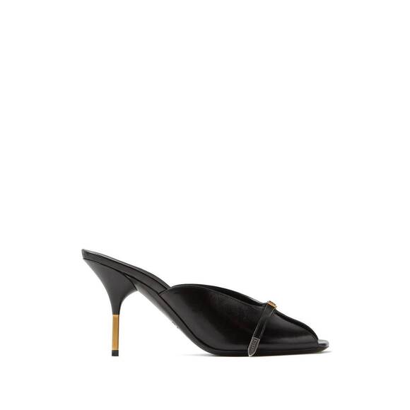 VERSACE Shoes - NEW VERSACE women's nyx leather mules in black